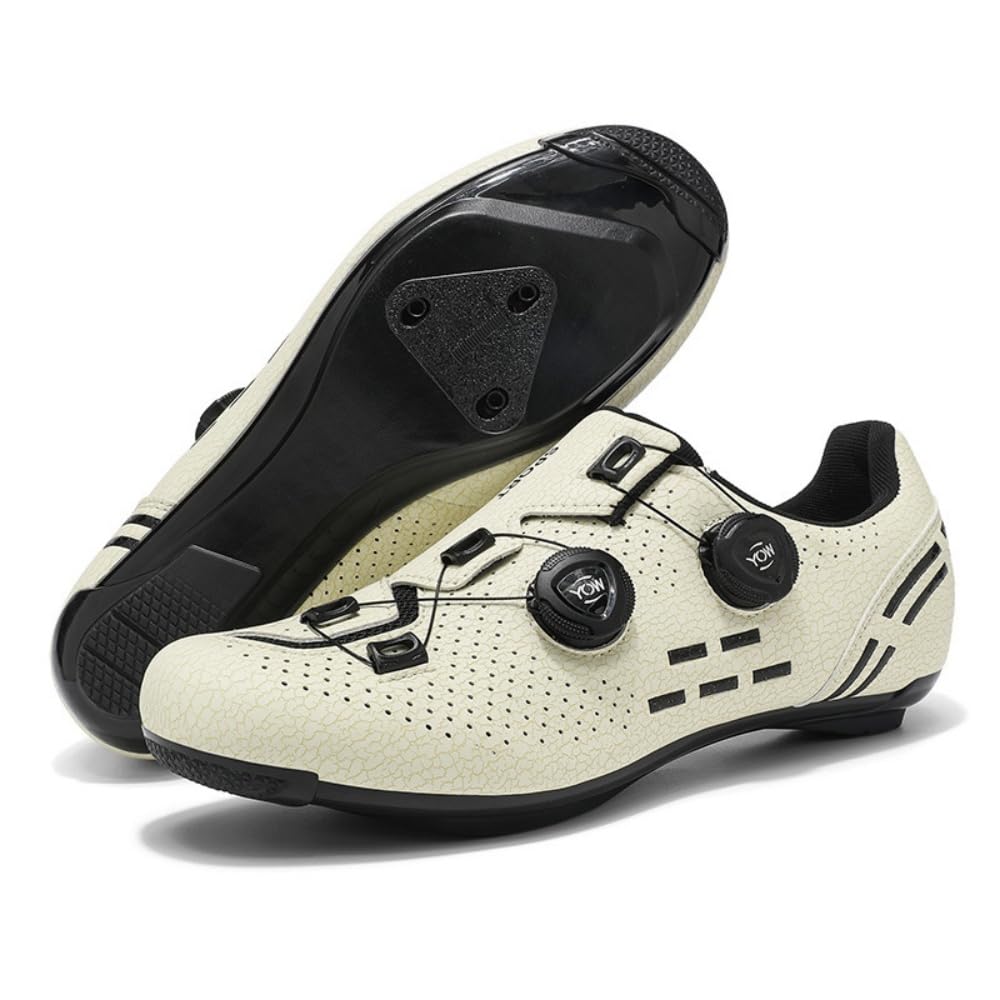 Mateju Zapatilla de Ciclismo Hombre Mujer, Zapatillas Ciclismo Carretera Exterior Compatibles con SPD-SL Lock System, Unisex Adulto Zapatos Bicicleta Estatica Spinning -2021