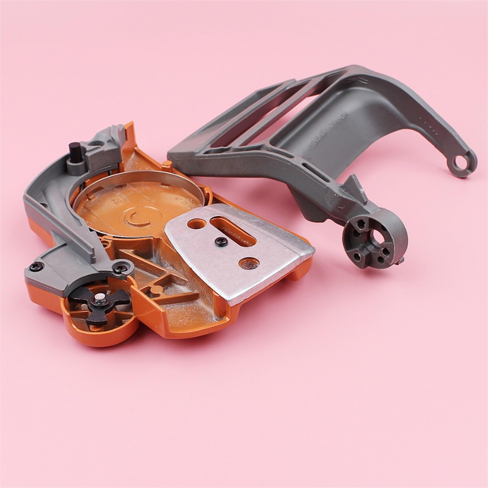 Kit de Cubierta de protección de Mano de Freno de Cadena Apto for Husqvarna 340 345 350 Motosierra Repuesto 503850901, 537107801 Бензопила Бензиновая