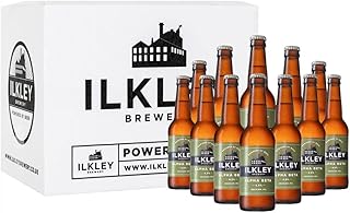 Ilkley Brewery Gluten Free Beer | Alpha Beta Pale Ale 4.5% ABV | 12 x 500ml Bottles | Yorkshire Real Ale Craft Beer Case Alcohol Gift GF | American Style Pale Ale. Grapefruit & Lychee, Hint of Spice