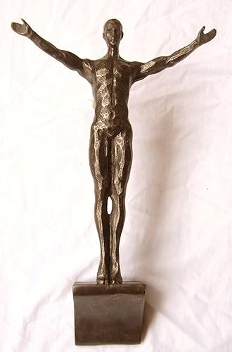 Miniatura 3 de MODIRNATION 'The Alpinist' - Figura colgante moderna de pared, estatua de resina retro elegante para decoración del hogar y la oficina, arte Hombre