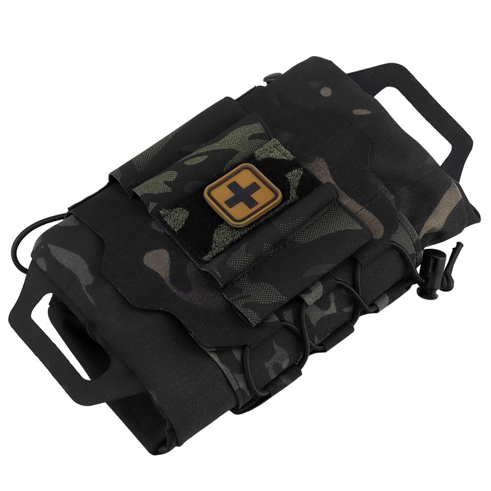 ACEXIER Tactical Medical Bag Molle System Medical First Aid Pouch Rapid Deployment First-aid Pouch Outdoor Hunting Camping Medical Kit