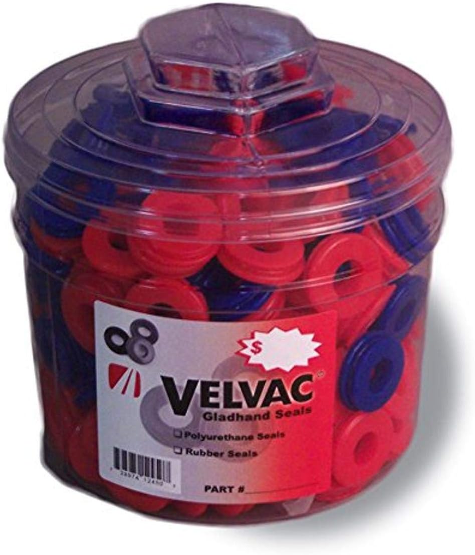Velvac 035163 Gladhand Seal Bucket Display (Universal, 200 Pack)
