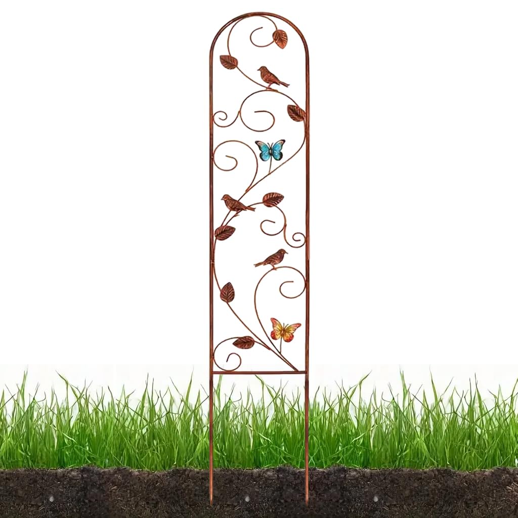 Metal Flower Trellis - Support Climbing Plants -11