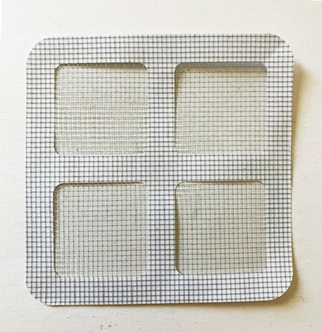 Screen Door Window Repair Patch, Self Adhesive Mesh Screen Patches, Grey, 4x4 Inch, 10 Sheet Pack