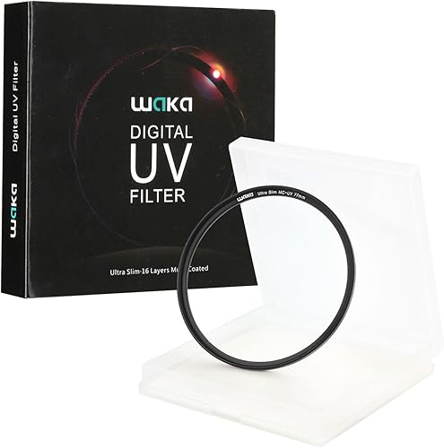 Miniatura 7 de waka Filtro UV MC de 3.031 in  Ultra Delgado 16 capas Multi Recubierto Ultravioleta Filtro de lente de protección para Canon Nikon Sony DSLR lente