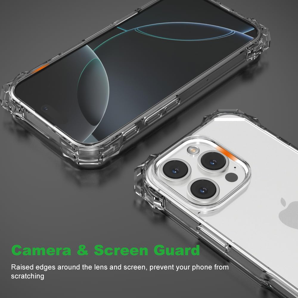 IPhone 16 Pro Max Clear Case With Crossbody Leather Strap