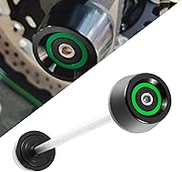 Vista 3 de Protector de rueda deslizante para Kawasaki ZZR1400 ZX-14R ZX14R Versys650 Versys1000 Versys 650 1000 para motocicleta con eje delantero