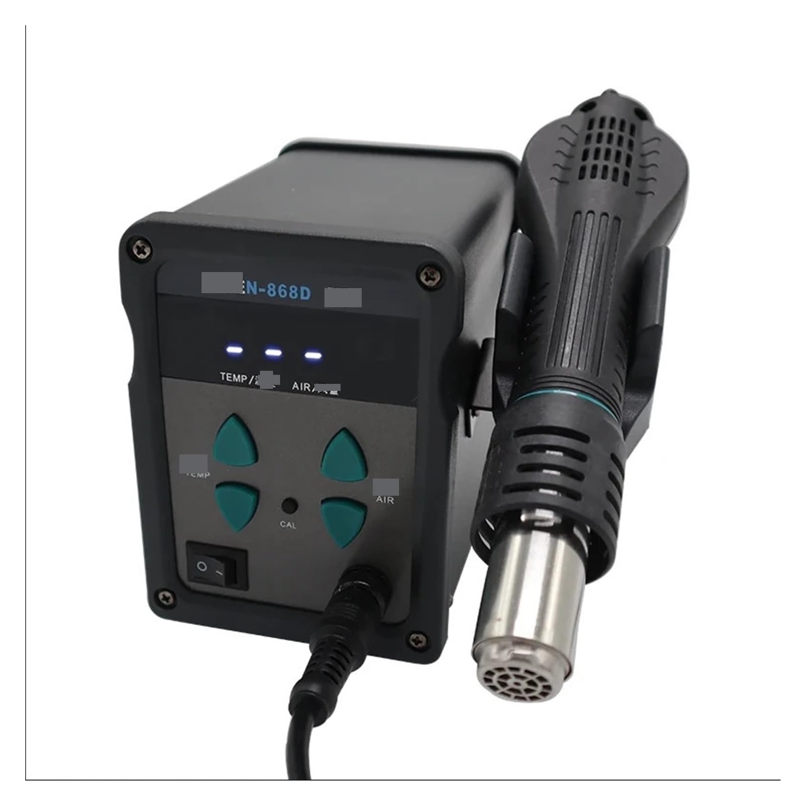 Stacja lutownicza 868D Hot Air 700W LED, cyfrowa, lutownica, stacja lutownicza, pistolet termiczny do naprawy spawów BGA