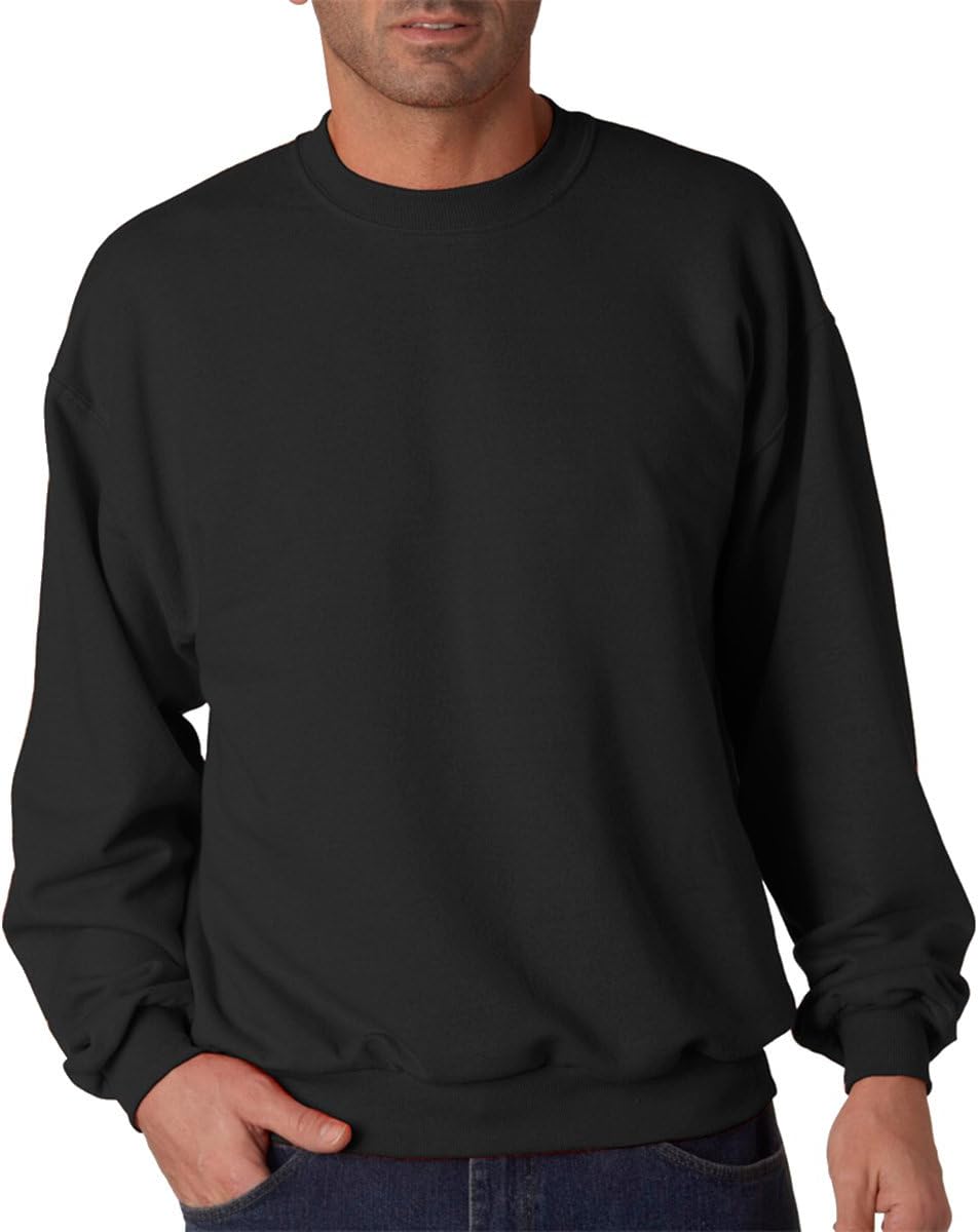 Jerzees Men's Navy Adult Crew Sweatshirt