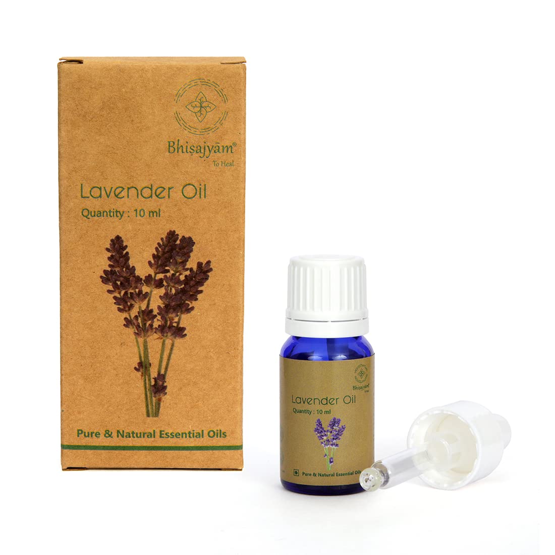 Bhisajyam Lavender Oil | 100% Pure Lavender Oil For Relaxation & Nourishment & DIY | Best For Hair, Skin, Face, Diffuser, Calm Sleep & Massage -10ml (B0BV23ZJD1) Amazon Price History, Amazon Price Tracker