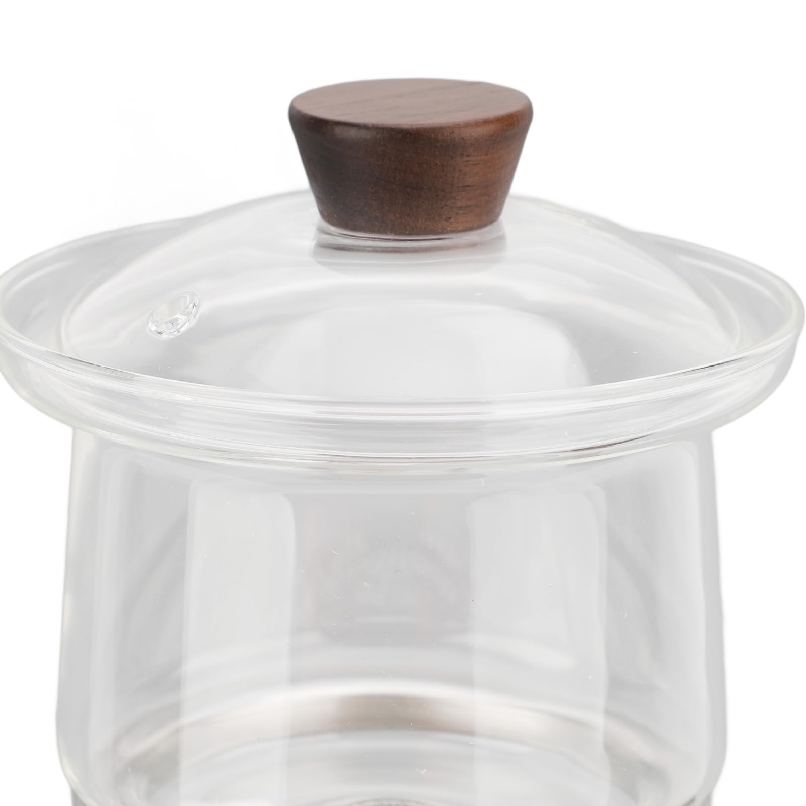 Lazy Kungfu Drip-Teekanne, Teekanne aus Borosilikatglas, Magnetisches Teeservice, Halbautomatisches Rotierendes Tropfsieb mit Teesieb für den Einsatz Im Homeoffice