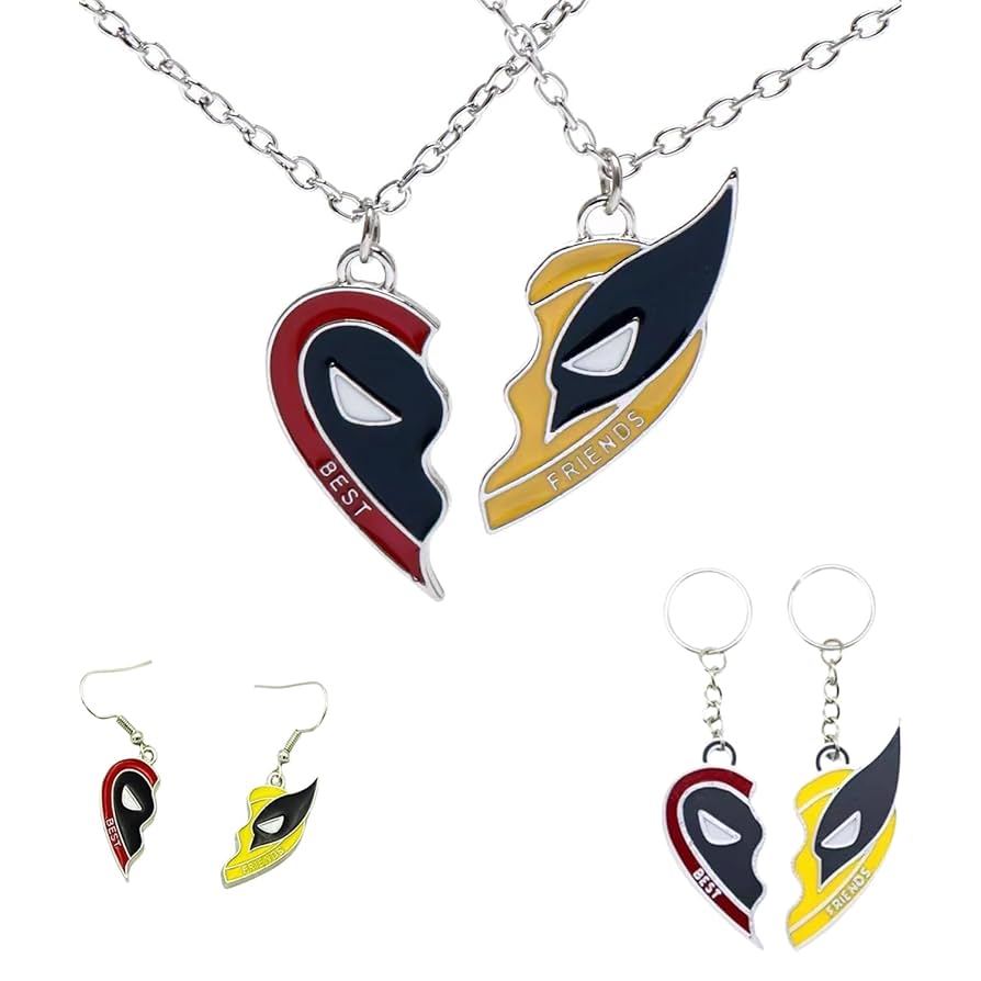 Amazon.co.jp: ネックレス キーホルダー 2個セット ピアス