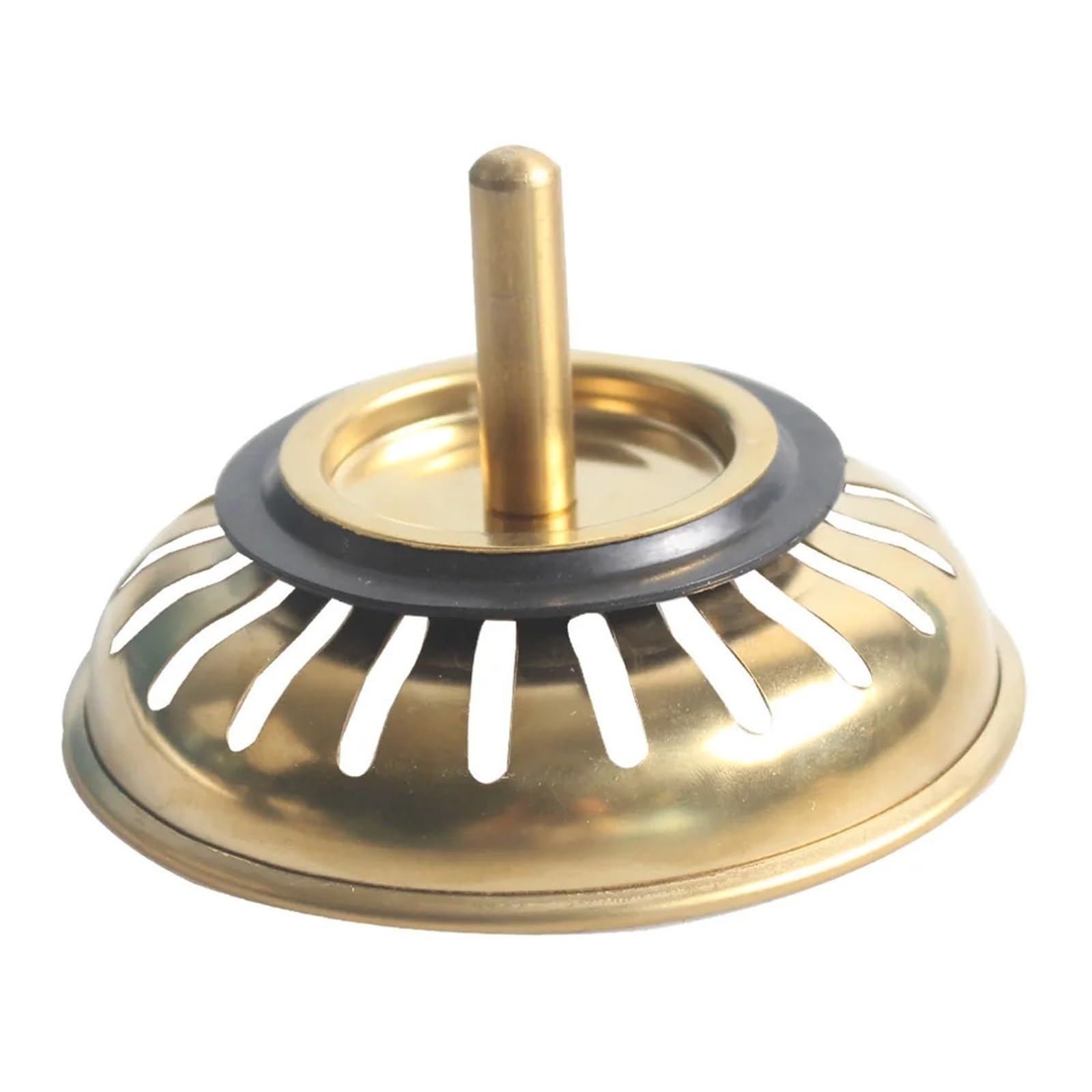 Dsfihjo 1 Pc Sink Strainer 8.3Cm Golden Sink Strainer, 3-1/2" Drain Stopper(1 Pc)