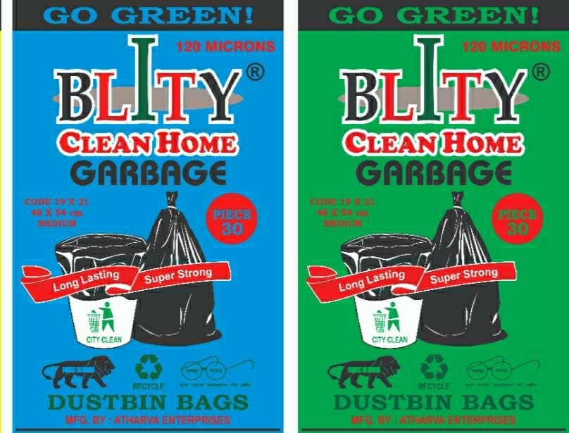 BLITY Garbage Bags (Medium) - 180 Bags | (19 X 21 inch) Medium Size Bags for Dry and Wet Waste (90 Pcs Blue and 90 pcs Green) (Blue Green 6 Pack, Plastic) (B07X8YGJLP) Amazon Price History, Amazon Price Tracker