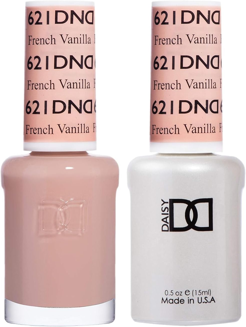 DND Duo Gel & Nail Polish Set - French Vanilla 621-2x15ml