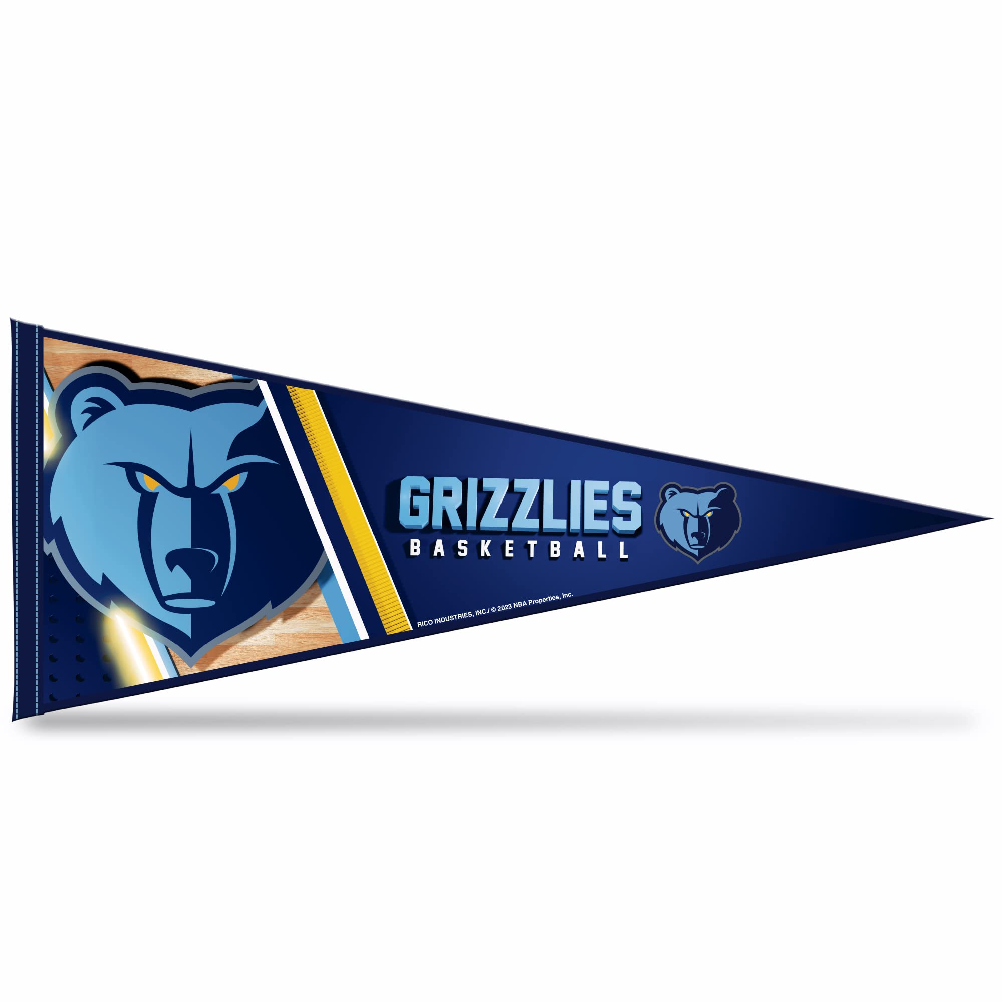 Rico Industries NBA Basketball 12" x 30" Felt Wall Décor Pennant - Great for Home/Bed Room/Man Cave Décor