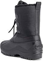 Vista 5 de Botas Polar de invierno, con cordones, de nailon, cortas, para invierno y nieve, para hombre