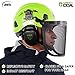 Forestry Safety Helmet Chainsaw Helmet with Mesh Face Shield and Ear Muffs 3 in 1 Forestry Hard Hat