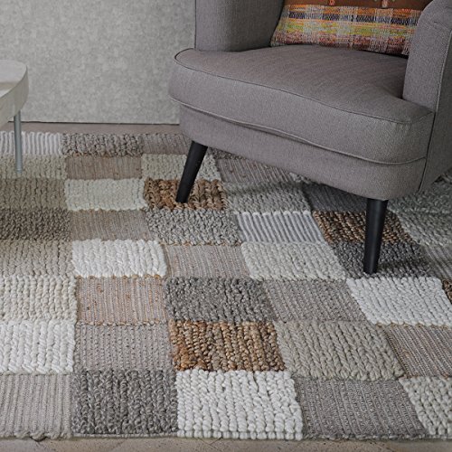 Alfombra de Patchwork Tejido Multicolor Modelo UTOPIC 160x230 cm