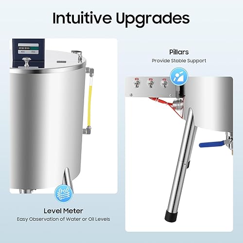 Miniatura 8 de Máquina de llenado de mezcla de agitación de calefacción automática comercial de 15L/4Gal, máquina de llenado de lápiz labial 110v 1500w