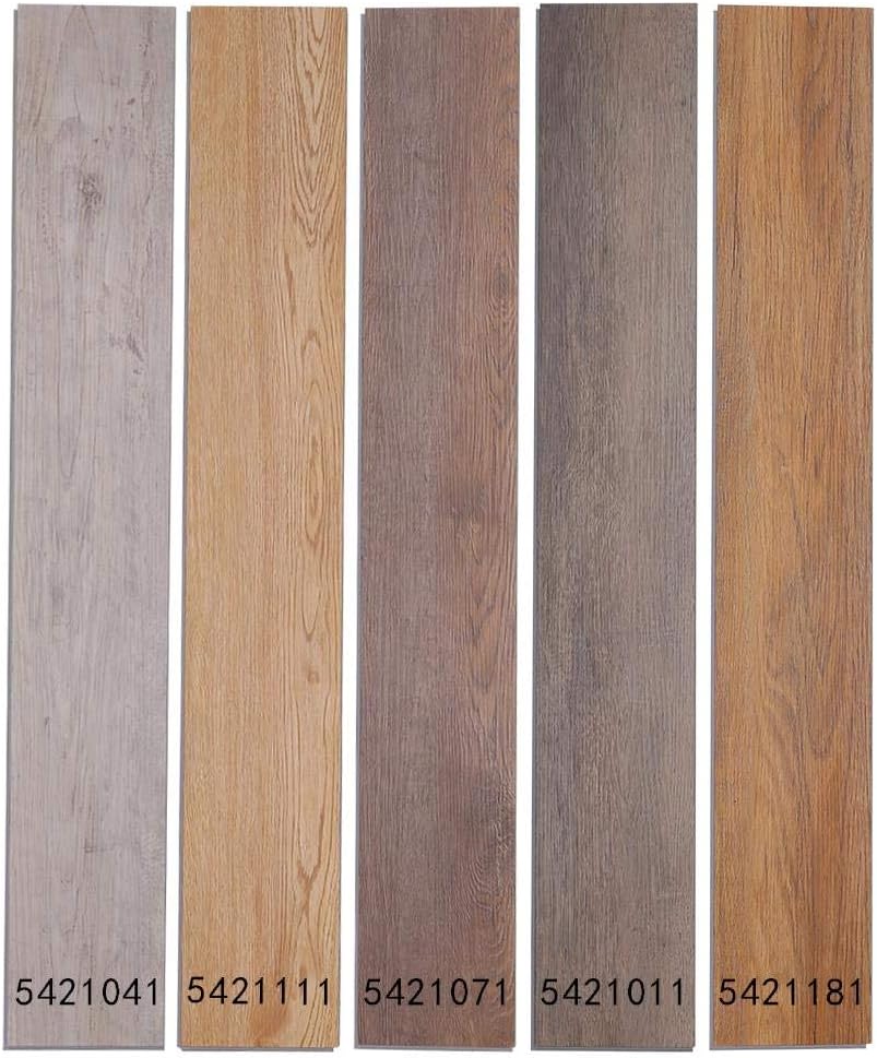 TOPWAY SPC Stone Plastic Composite Luxury Vinyl Click Flooring Sample 290x145x4mm 5 Colours Set