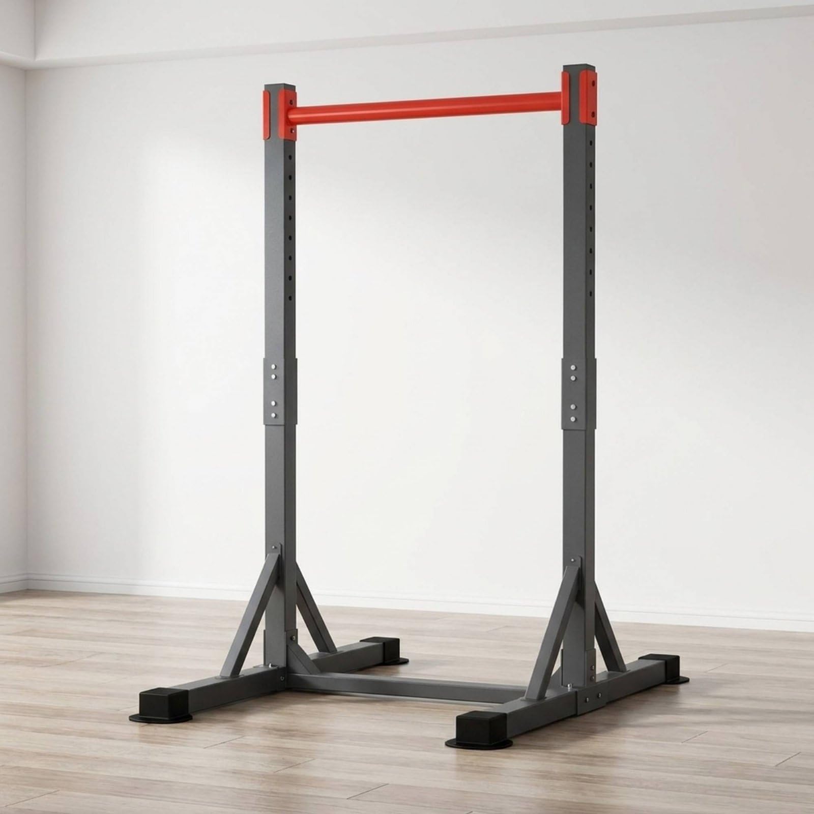 Sbarra Fitness da Terra Portata Elevata Rack Calisthenics Casa Regolabile Sbarra Trazioni Autoportante per Bambini, Interno