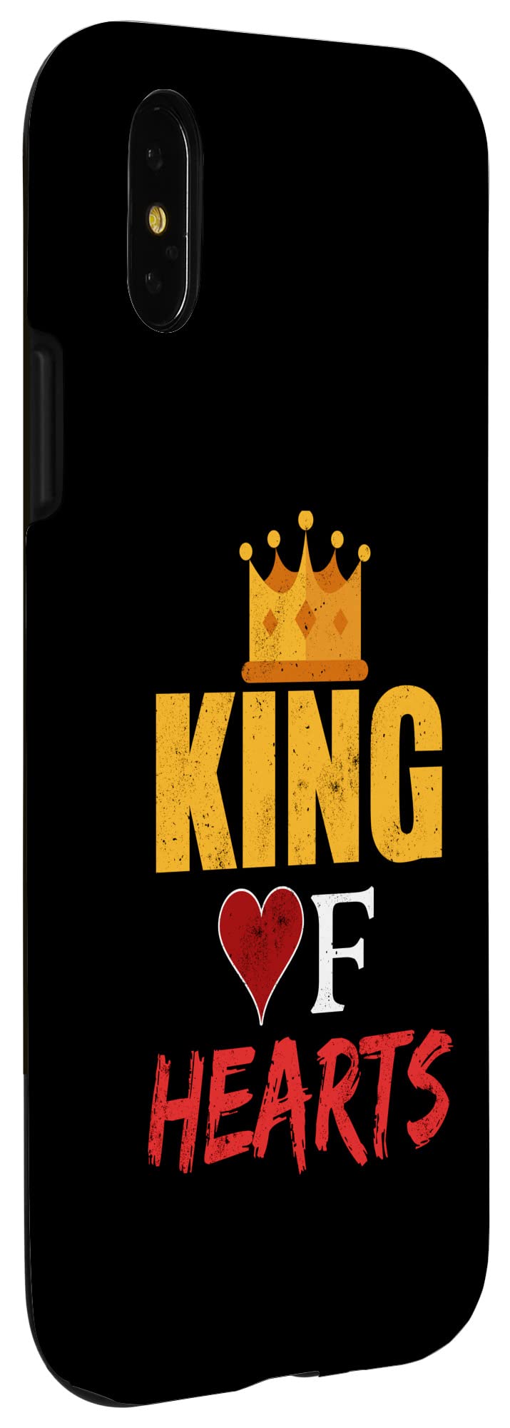 King of Hearts - Motivational messages Case for iPhone X/XS - Image 3