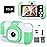SUZIYO Kids Video Camera, Best Christmas Birthday Gifts Toys for Children, Toddlers Selfie Digital Camcorder 1080P Dual Lens 2.4 Inch HD for Age 3-8 Years Old Boys Girls with 32G SD Card, Green