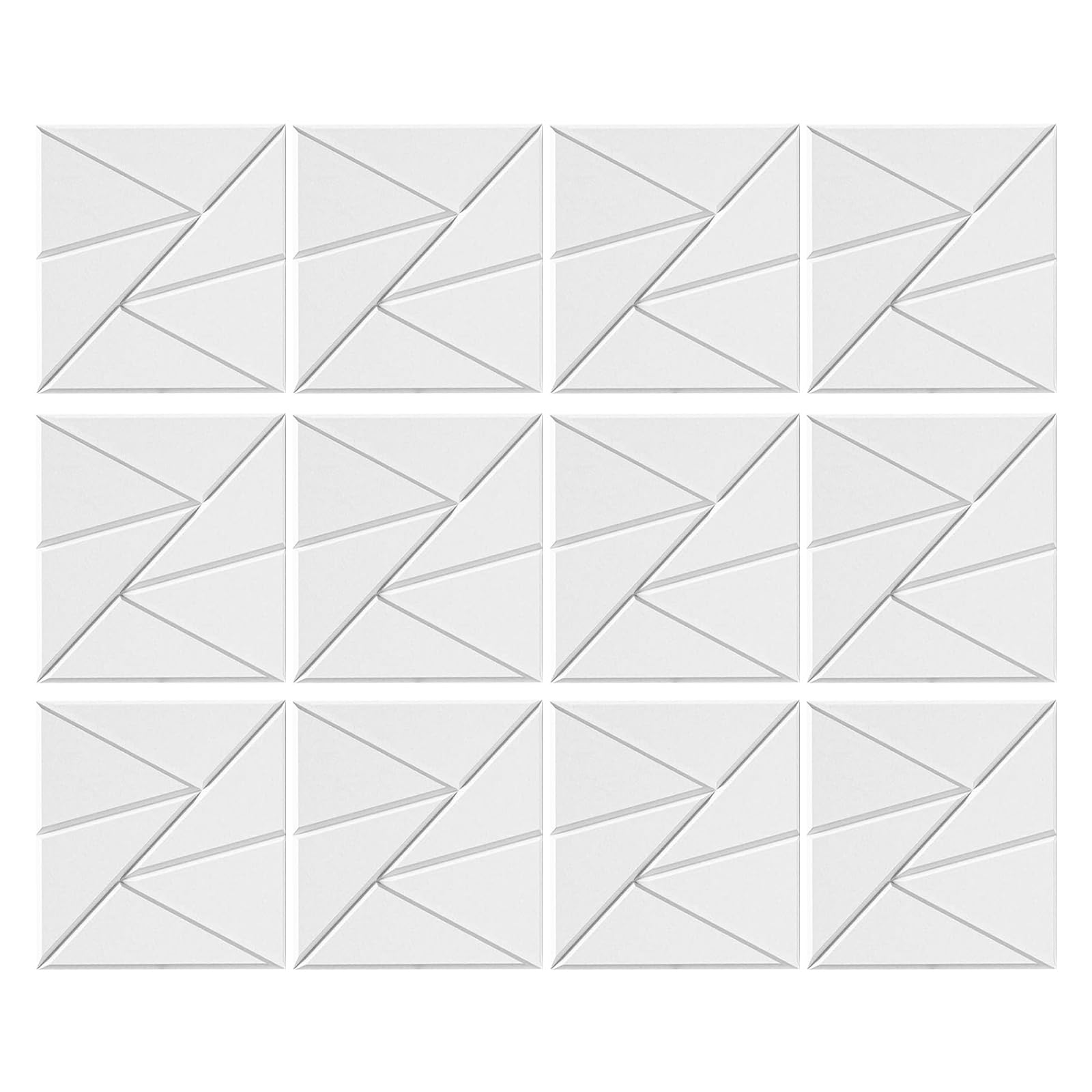 Tsophreniq Of 12 Adhesive Acoustics Foam Panels Soundproof Wall Panels Suitable for Recordings Studios and Classrooms Acoustics