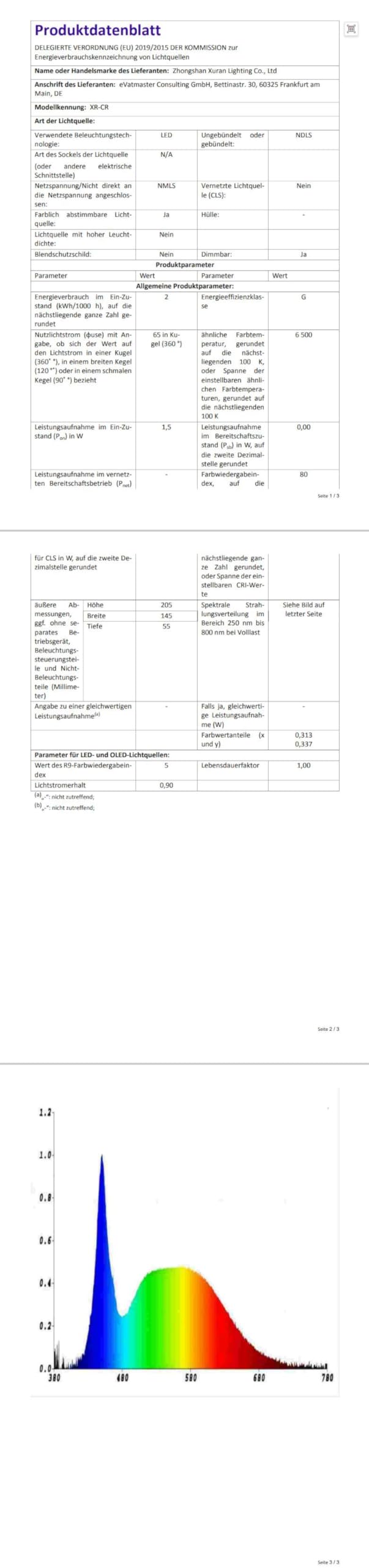 2 Pezzi 12W LED Lampada da Parete Interno 3000K Bianco Caldo 28cm | Acryl Lampada da Parete Lampada da Parete per Corridoio Su e Giù Illuminazione per Camera da Letto Corridoio Soggiorno Scale