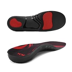 YCMM Heavy-Duty Orthotic Insoles for Plantar Fasciitis Relief 1 4-Inch High Arch Support Flat Feet Work Boot Shoe