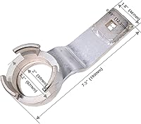 Vista 2 de Herramienta de soporte de polea de cigüeñal, polea de manivela, llave de vaso compatible con Volvo Ford 1.8 2.0 2.3 16V