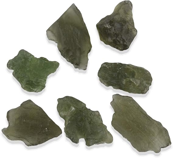 Starborn autentica piedra moldavita pequeña de 5 a 7 Quilates