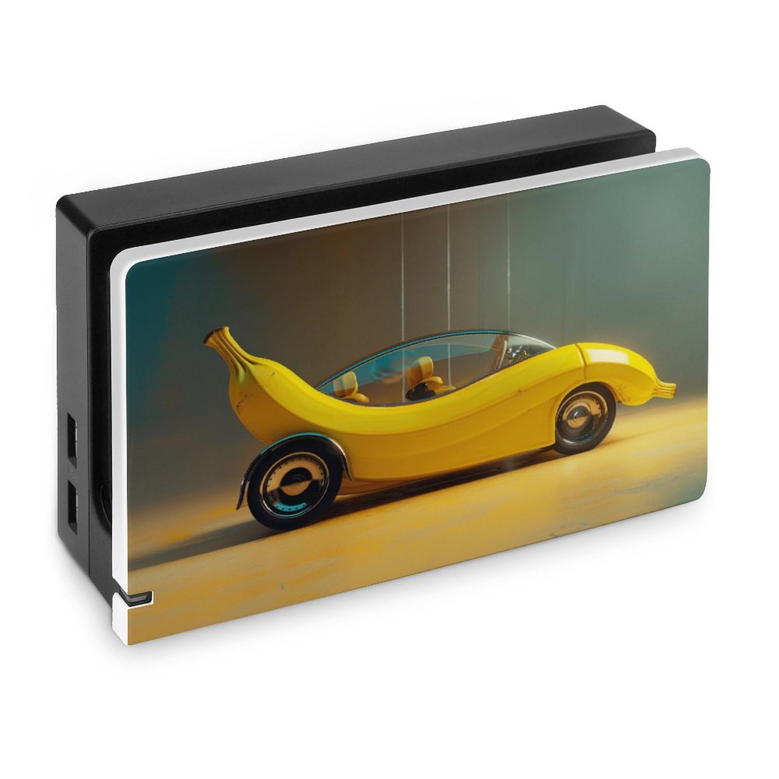 XBubupX Banana And Avocado Dock Cover for Switch OLED cute Dust Anti Scratch PC Hard Faceplate Shell Cover