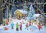 Woodland Skaters Christmas Cards - Set of 15
