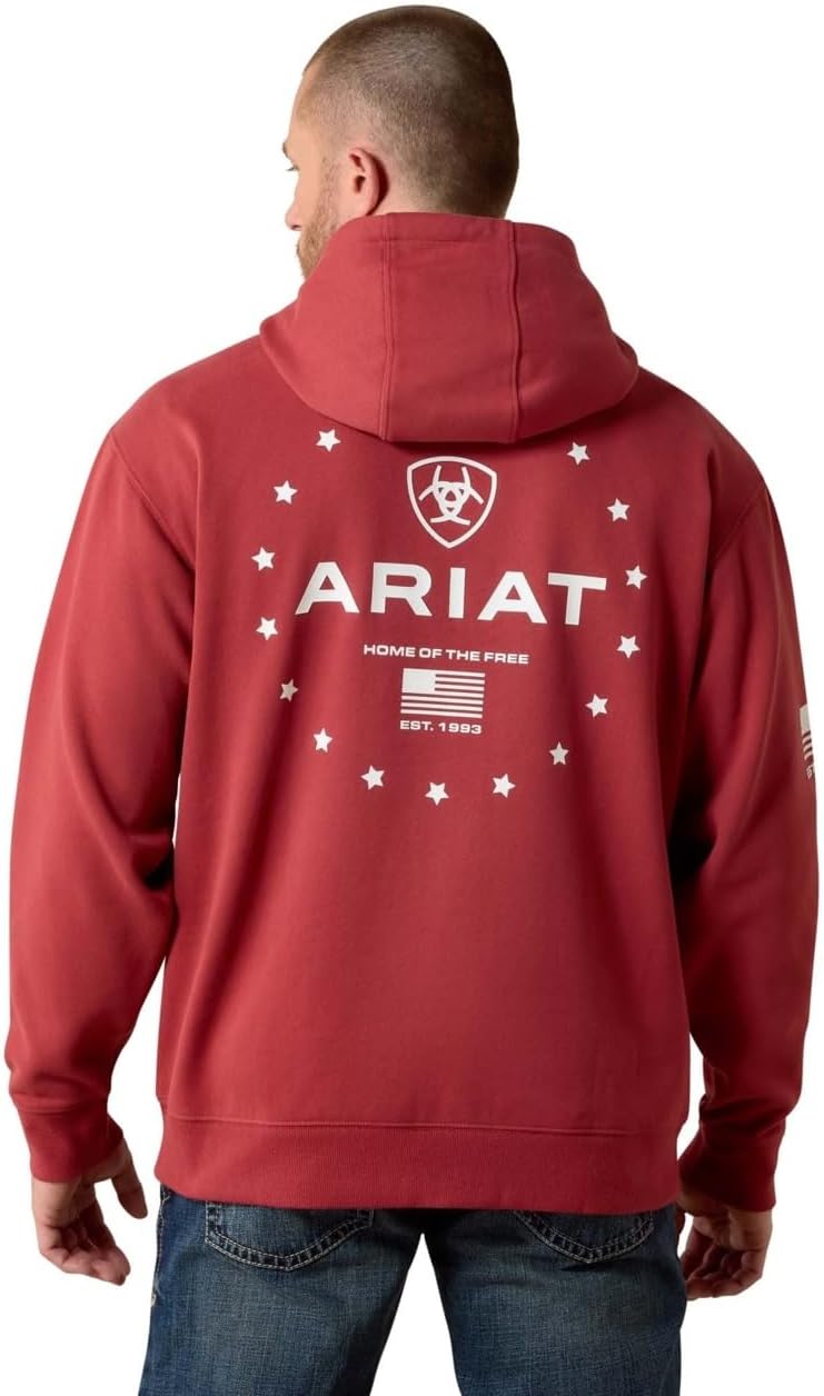 ARIAT Men's Sponsor Patriot Hoodie - Image 2