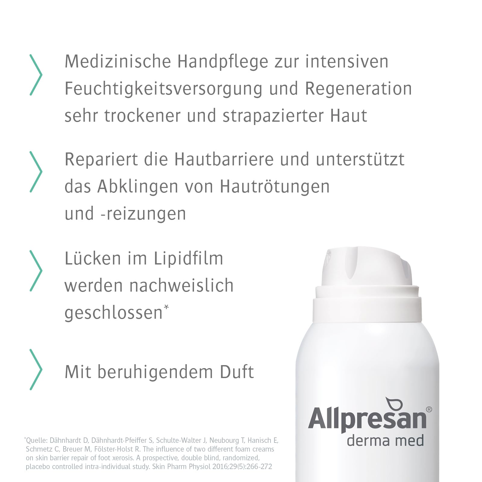 Allpresan Crema in schiuma Repair Hydro con profumo rilassante, per la cura delle mani molto secche e ruvide, 100 ml (confezione da 3)