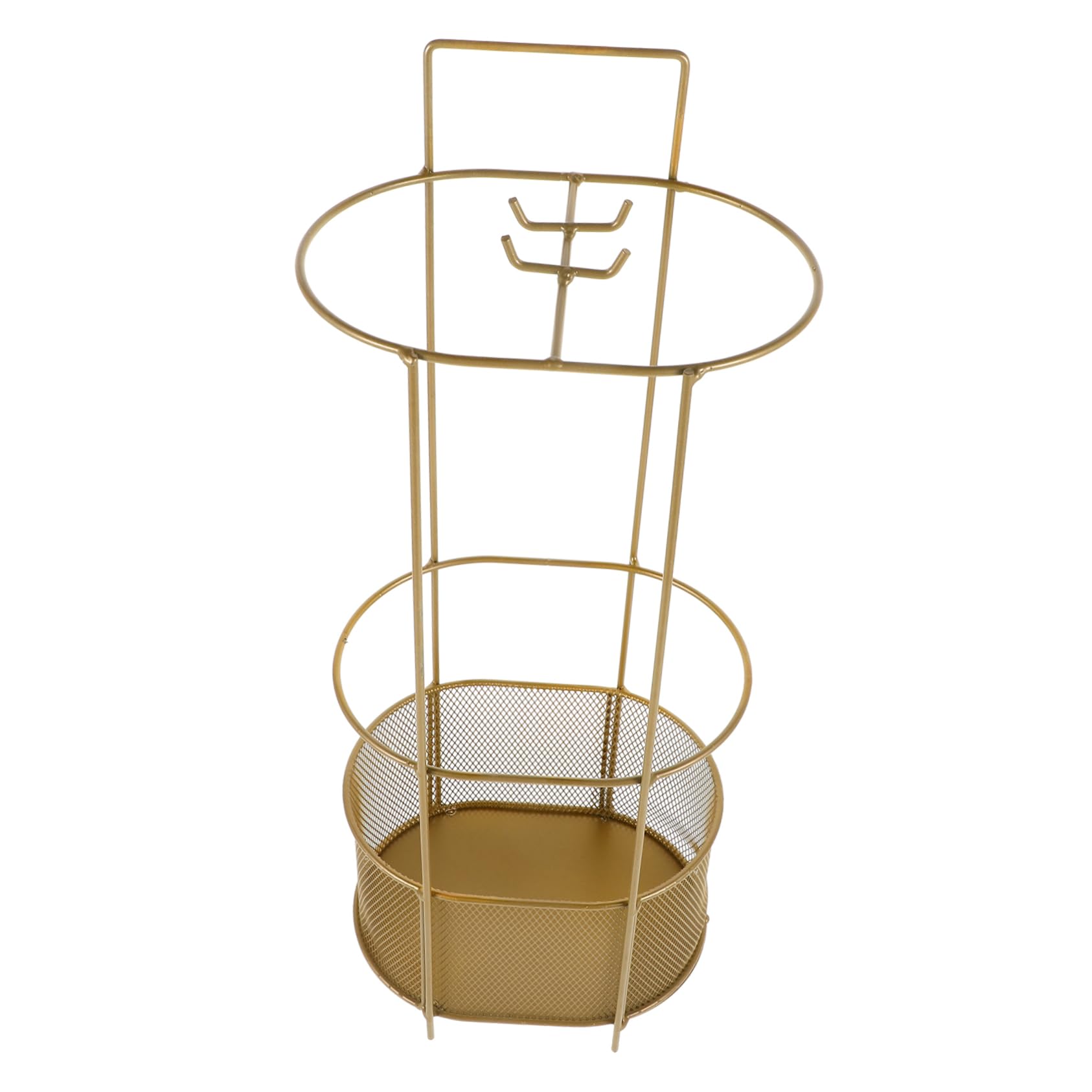 QUMIIRITY Metal Umbrella Stand Holder Stylish Umbrella Storage Bucket with Drip Tray for Entryway Porch Indoor Use Versatile Organizer Prevents Spills