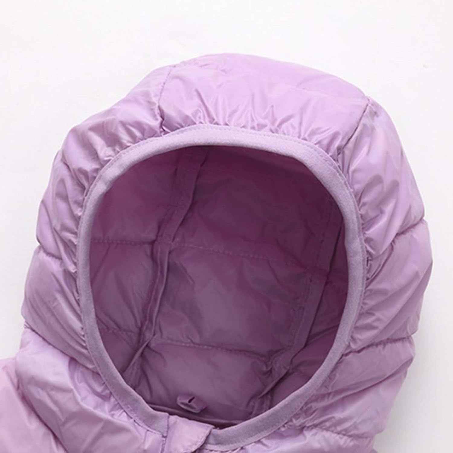Kids Quilted Hooded Puffer Jacket Winter with Pockets