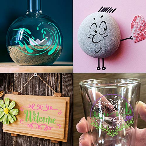 Metallic Marker Pens Scrapbook Pens for Black Paper - APOGO Metallic Pens for Scrapbooking, Gold Pens Metallic Scrapbook Accessories for Card Making, DIY Photo Album, Glass, Metal, Wood, Art Supplies - Image 4