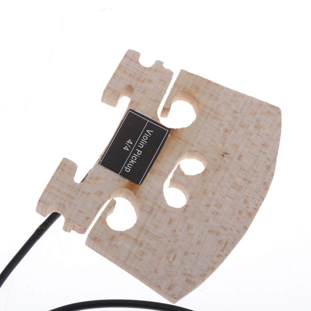 Lot De 2 Chevalets De Violon Électrique Avec Micro Piézo Intégré - Pont Pour Violon 4/4