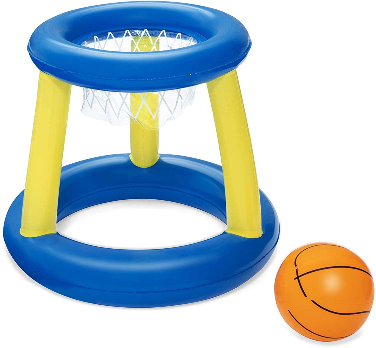 Bestway Pool-Spielzeug Set Volleyball-Netz Basketball Ringwurfspiel aufblasbar
