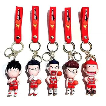 Amazon.co.jp: 5個セット スラムダンクキーホルダー 流川楓 三井