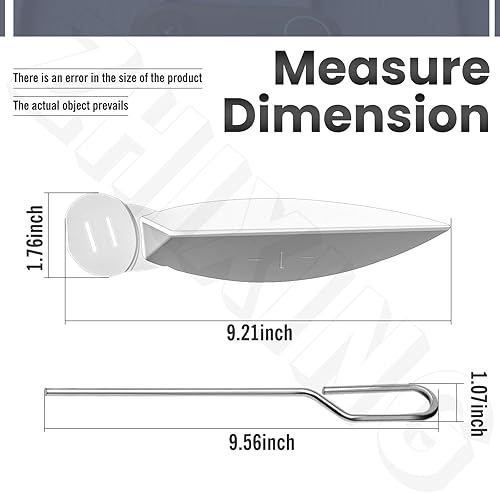 Miniatura 2 de Kit de sistema de limpieza de un solo toque de 22-12 pulgadas para piezas de parrilla Webercarbón7444 parrillas de caldera sustituye piezas, para
