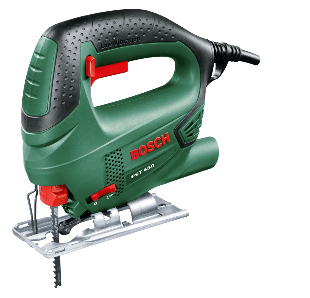 Bosch PST 650 Seghetto Alternativo Compact Easy, Nero/Green + Bosch 2609256746 Set Misto Lame Seghetto Legno e Metallo
