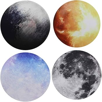 Amazon | Elec Kingdomマウスパッド 惑星 宇宙 星シリーズ プラネット