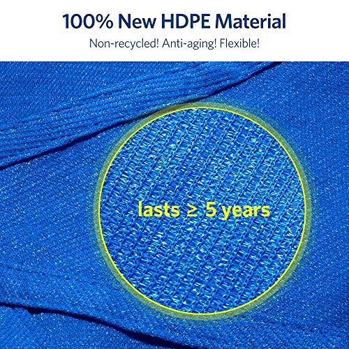 image for Quictent 26 X 20 ft 185G HDPE Rectangle Sun Shade Sail Canopy 98% UV B