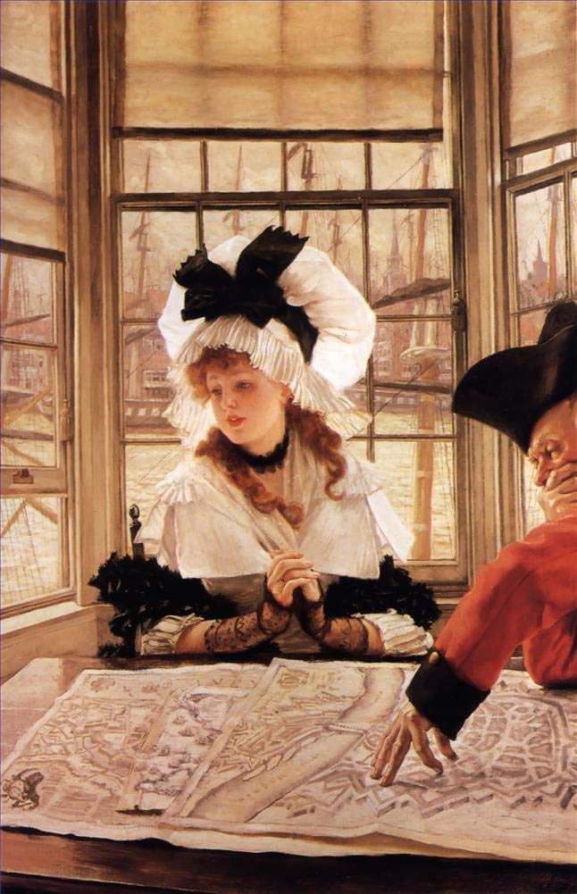 Tableau James Jacques Joseph Tissot peinture d'art célèbre cadeau d'exception - 6
