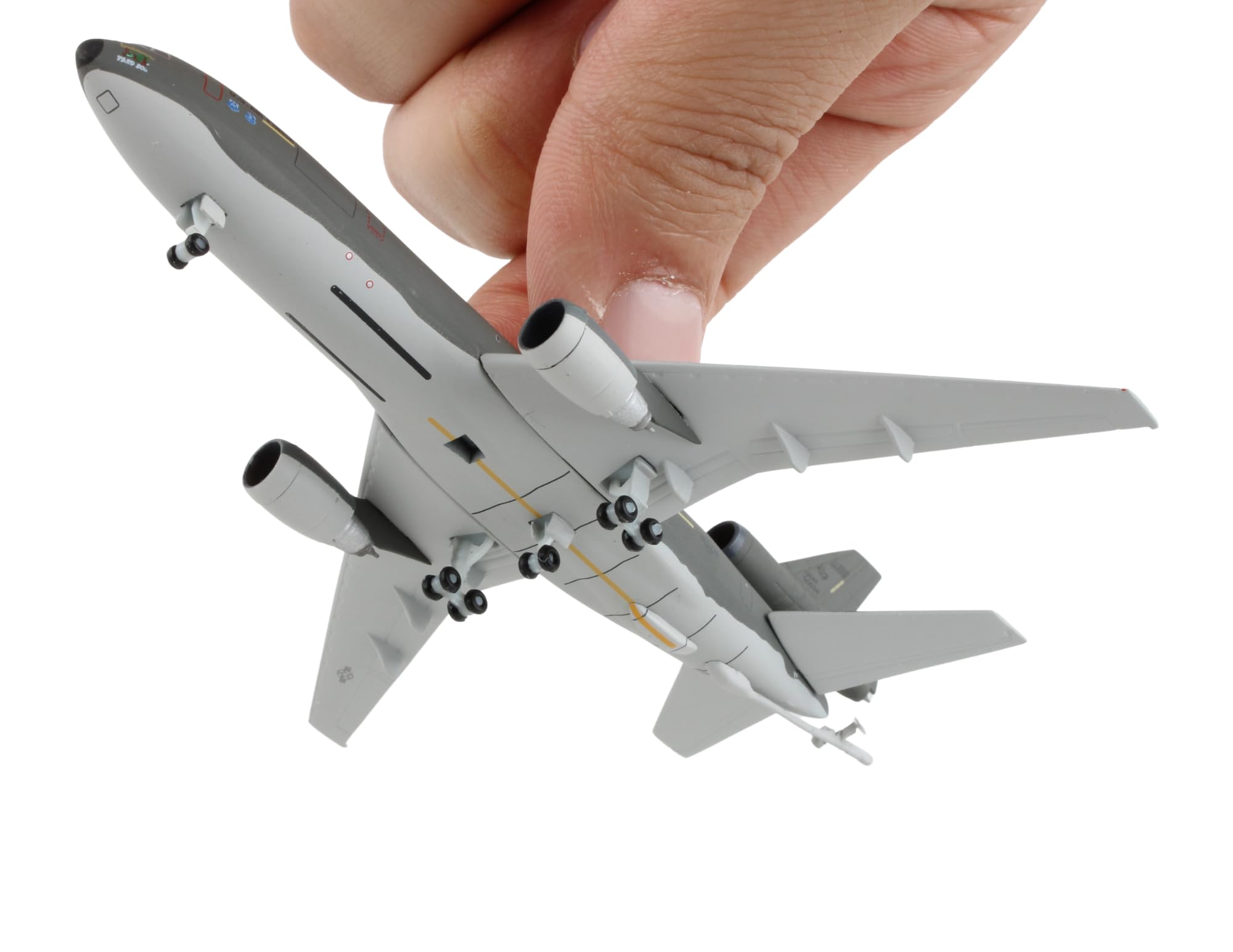 Herpa Model samolotu U.S. Air Force McDonnell Douglas KC-10A Louisiana Yard Dog, skala 1:500, metalowy model samolotu, model samolotu dla kolekcjonerów, miniaturowa dekoracja, samolot bez podstawy