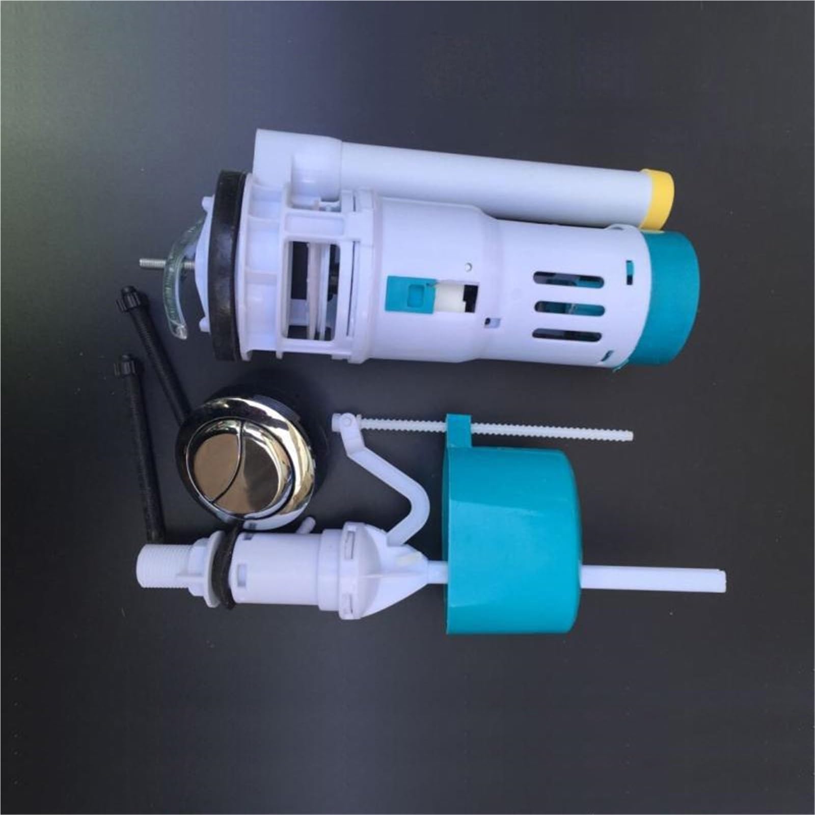 MéCanisme De Chasse D'Eau Toilet Drain Intake Valve Tank Fittings Inlet Flush Water Saving Piece Cistern Mechanism WC Kits(One-pieces 28cm B1)